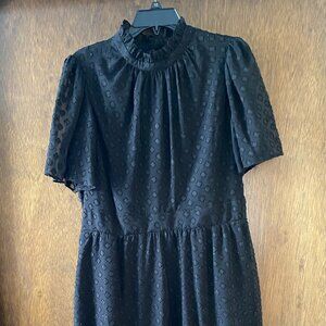 Gorgeous Julia Jordan Flutter Sleeve Mock Neck Dress Sz 12